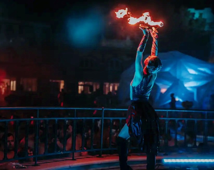 Firesoul tűztánc előadás