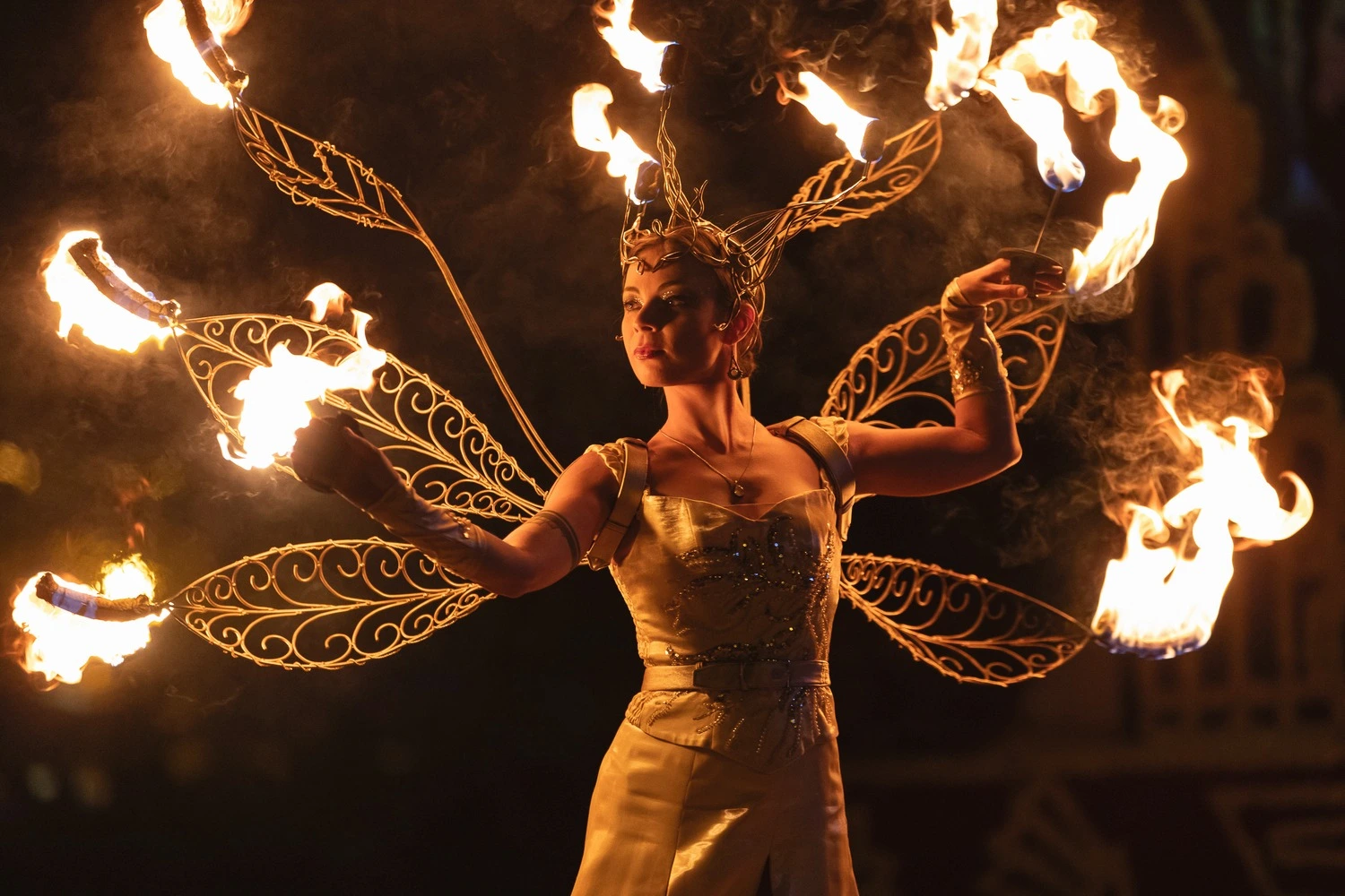 Tűztündér show